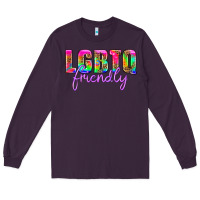 Plum lgbtq friendly Long Sleeve Tee - HRA Design Shop