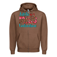 Chestnut little miss valentine Zipper Hoodie - JahusDesignShop