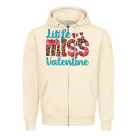 Sandshell little miss valentine Zipper Hoodie - JahusDesignShop
