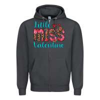 Smoke little miss valentine Zipper Hoodie - JahusDesignShop