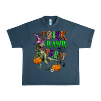 Midnight Navy trick rawr treat Urban Heavy Tee - Zillion Design Studio