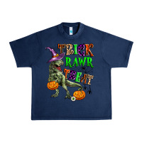 Navy trick rawr treat Urban Heavy Tee - Zillion Design Studio