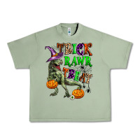 Oil Green trick rawr treat Urban Heavy Tee - Zillion Design Studio