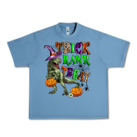 Pebble Blue trick rawr treat Urban Heavy Tee - Zillion Design Studio
