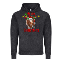 Vintage Black Merry Christmas Longhorn Cow Vintage Hoodie - RanaPortraitStore