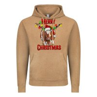 Vintage Camel Merry Christmas Longhorn Cow Vintage Hoodie - RanaPortraitStore