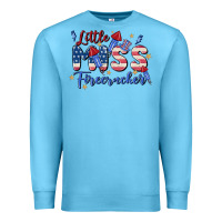 Ocean Blue little miss firecracker Premium Sweatshirt - MaliasSmallBusiness