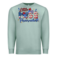 Seafoam little miss firecracker Premium Sweatshirt - MaliasSmallBusiness