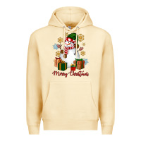 Pina Colada Snowman Merry Christmas Premium Hoodie - NancyCooperArtShop