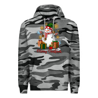 Snowman Merry Christmas Premium Hoodie | Teevron