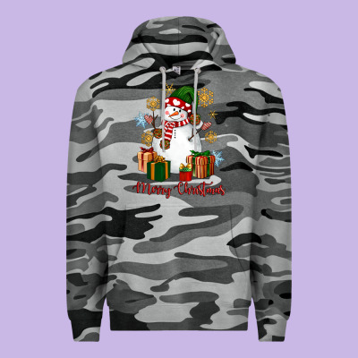 Snowman Merry Christmas Premium Hoodie Designed By Nancycooperartshop