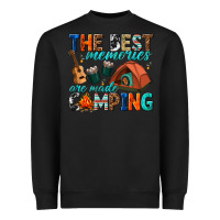Black the best memories are made camping Heavyweight Sweatshirt - texasbilliewilder
