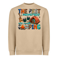 Mushroom the best memories are made camping Heavyweight Sweatshirt - texasbilliewilder