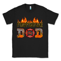 Black firefighter dad Classic Tee - HRA Design Shop
