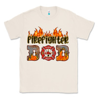 Natural firefighter dad Classic Tee - HRA Design Shop