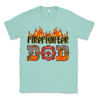 Seafoam firefighter dad Classic Tee - HRA Design Shop