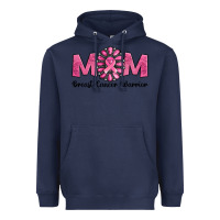 Navy breast cancer warrior mom Heavyweight Hoodie - Jasminsmagicworld