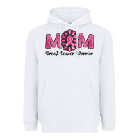 White breast cancer warrior mom Heavyweight Hoodie - Jasminsmagicworld