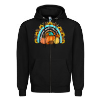 Black Fall rainbow Zipper Hoodie - Artiststas