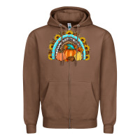 Chestnut Fall rainbow Zipper Hoodie - Artiststas