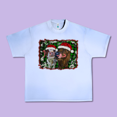 Christmas Heifers Urban Heavy Tee Designed By Ranaportraitstore
