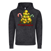 Vintage Black merry christmas lacrosse Vintage Hoodie - RanaPortraitStore