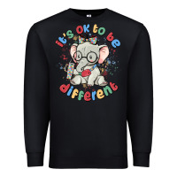 Black it's ok to be different Premium Sweatshirt - MaliasSmallBusiness