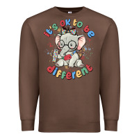 Chestnut it's ok to be different Premium Sweatshirt - MaliasSmallBusiness