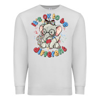 Dove Grey it's ok to be different Premium Sweatshirt - MaliasSmallBusiness
