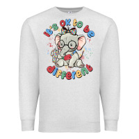 Oatmeal Heather it's ok to be different Premium Sweatshirt - MaliasSmallBusiness
