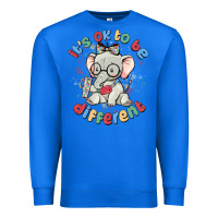 True Royal it's ok to be different Premium Sweatshirt - MaliasSmallBusiness