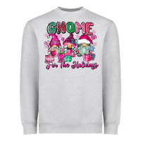 Heather Grey gnome for the holidays Heavyweight Sweatshirt - Zillion Design Studio