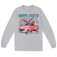 Moon Dust Happy Easter truck Long Sleeve Tee - OliviaCreatesArt