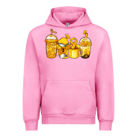 Fuchsia Pink childhood cancer coffee Urban Hoodie - Jasminsmagicworld