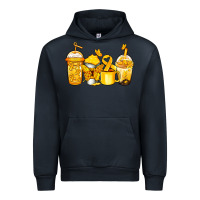 Navy childhood cancer coffee Urban Hoodie - Jasminsmagicworld