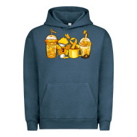 Pigment Midnight Navy childhood cancer coffee Urban Hoodie - Jasminsmagicworld