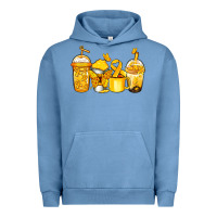 Pigment Pebble Blue childhood cancer coffee Urban Hoodie - Jasminsmagicworld