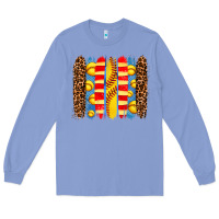 Colony Blue softball  brushstrokes Long Sleeve Tee - AdoDesignShop