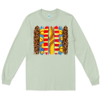 Matcha softball  brushstrokes Long Sleeve Tee - AdoDesignShop