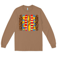 Toasted Coconut softball  brushstrokes Long Sleeve Tee - AdoDesignShop