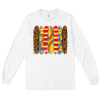 White softball  brushstrokes Long Sleeve Tee - AdoDesignShop