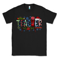 Black teacher christmas Classic Tee - RacoonDesign