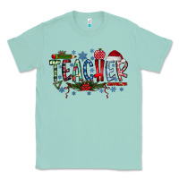Seafoam teacher christmas Classic Tee - RacoonDesign