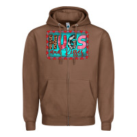 Chestnut hugs and kisses Zipper Hoodie - JahusDesignShop
