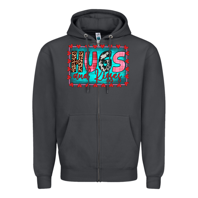 Hugs And Kisses Zipper Hoodie by JahusDesignShop | Teevron