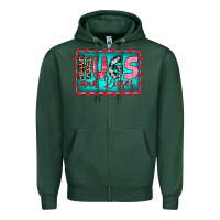 Sports Green hugs and kisses Zipper Hoodie - JahusDesignShop