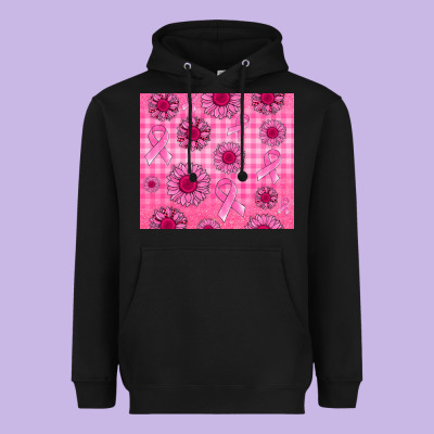 Breast Cancer Heavyweight Hoodie Designed By Jasminsmagicworld