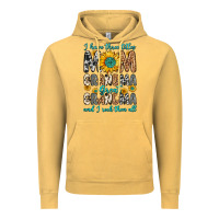 Vintage Mustard i have three tittles mom grandma great grandma Vintage Hoodie - Zillion Design Studio