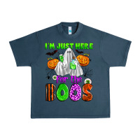 Midnight Navy i'm just here for the boos Urban Heavy Tee - Zillion Design Studio