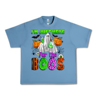 Pebble Blue i'm just here for the boos Urban Heavy Tee - Zillion Design Studio